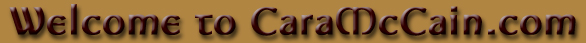 Welcome to CaraMcCain.com