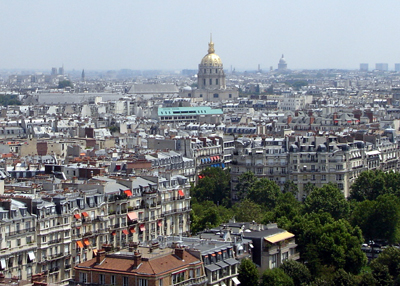 View from the Eiffel Tower/ Les Invalides