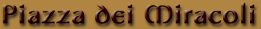 Piazza dei Miracoli