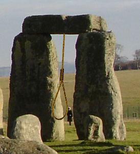 A Stonehenge "Gallows"